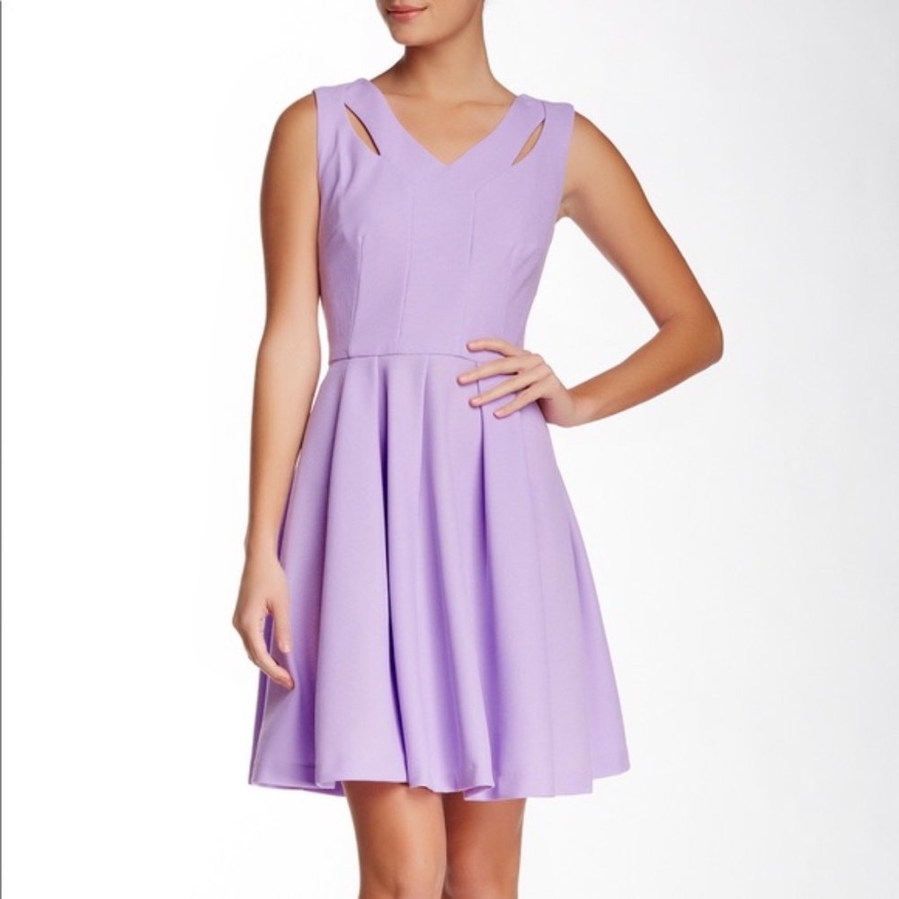 Betsey Johnson Lilac Cutout Dress